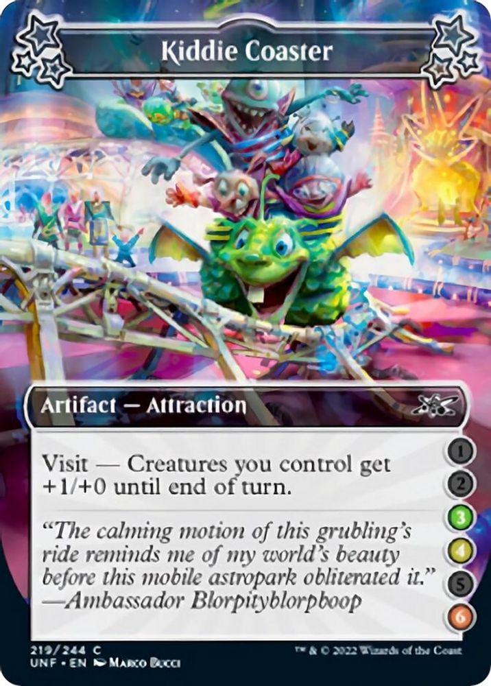 2022 Magic: The Gathering: Unfinity (UNF) - Kiddie Coaster 3 4 6 (#219d, Common) (, Near Mint)