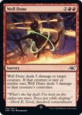 2022 Magic: The Gathering: Unfinity (UNF) - Well Done (#128, Common) (, Near Mint)