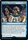2022 Magic: The Gathering: Unfinity (UNF) - Decisions Decisions (#44, Common) (, Near Mint)