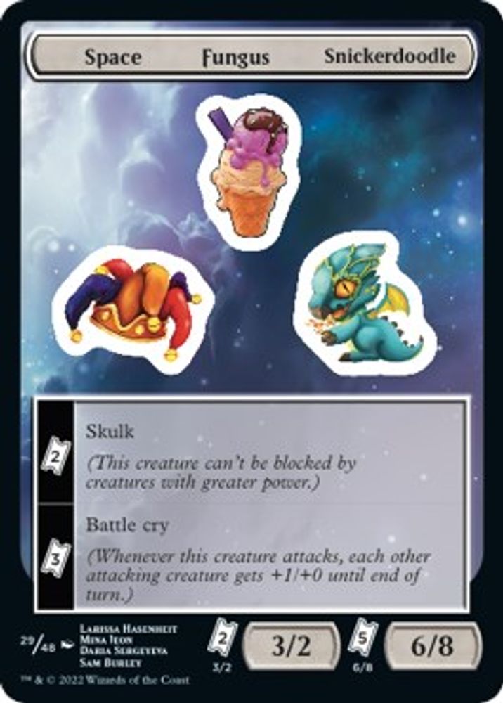 2022 Magic: The Gathering: Unfinity (UNF) - Space Fungus Snickerdoodle (#29, T) (, Near Mint)