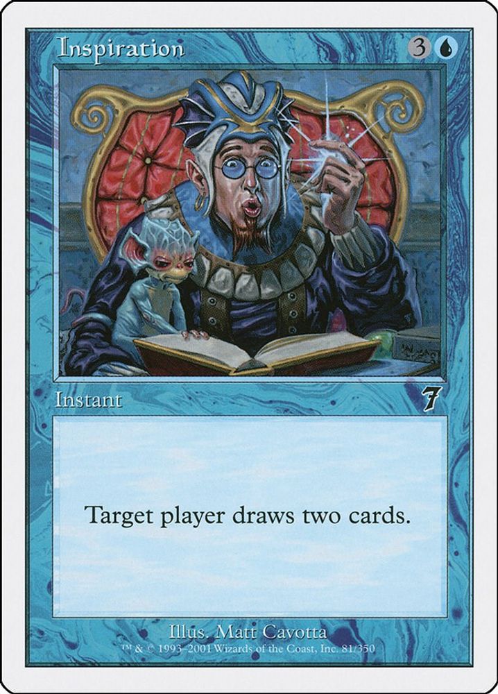 2001 Magic: The Gathering: 7th Edition (7ED) - Inspiration (#81★, Common) (, Near Mint)