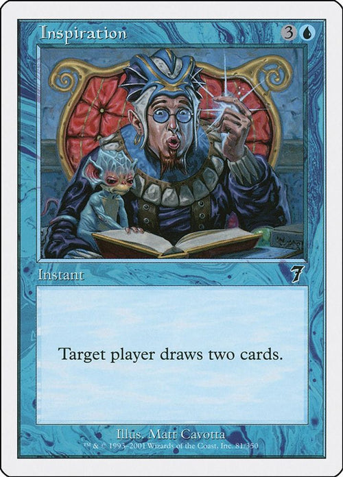 2001 Magic: The Gathering: 7th Edition (7ED) - Inspiration (#81★, Common) (, Near Mint)