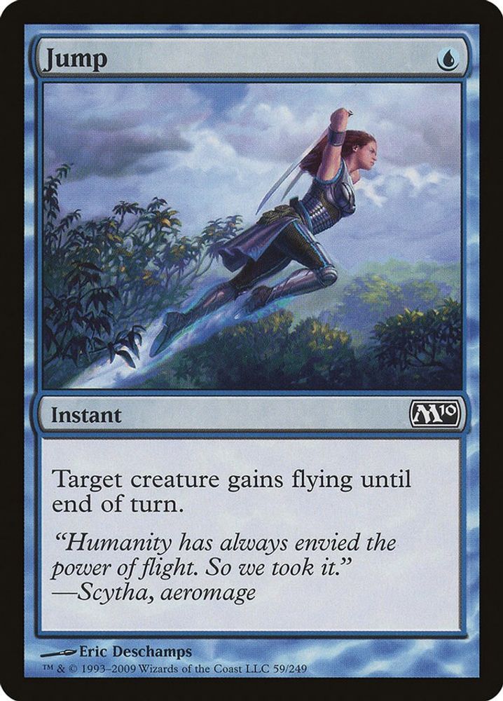 2009 Magic: The Gathering: Magic 2010 (M10) (M10) - Jump (#59, Common) (, Near Mint)