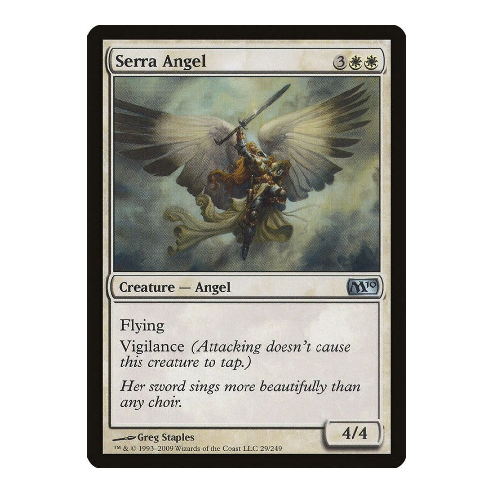 2009 Magic: The Gathering: Magic 2010 (M10) (M10) - Serra Angel (#29, Uncommon) (, Near Mint)