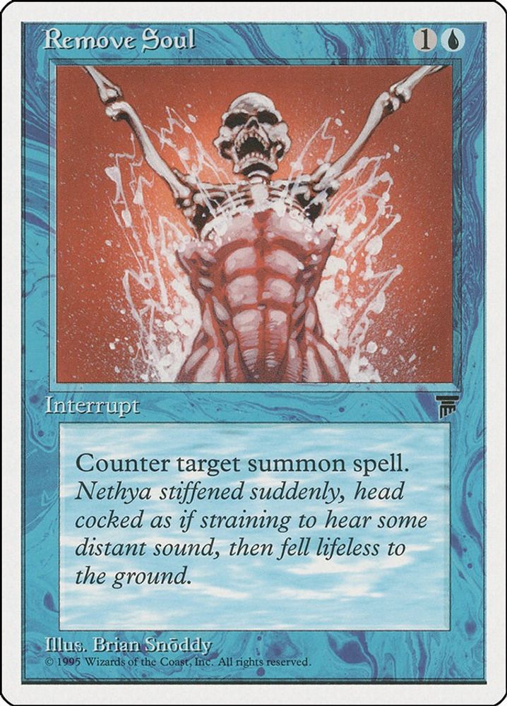 1995 Magic: The Gathering: Chronicles (CHR) - Remove Soul (#25, Common) (, Near Mint)