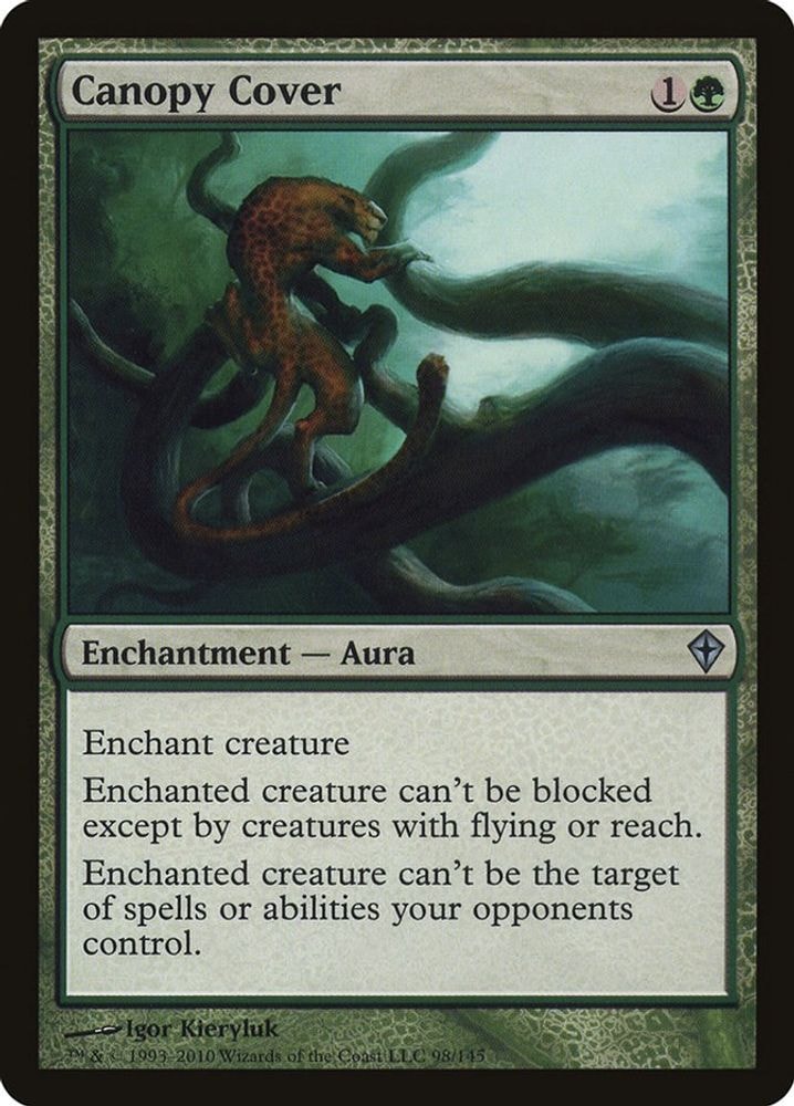2010 Magic: The Gathering: Worldwake (WWK) - Canopy Cover (#98, Uncommon) (, Near Mint)