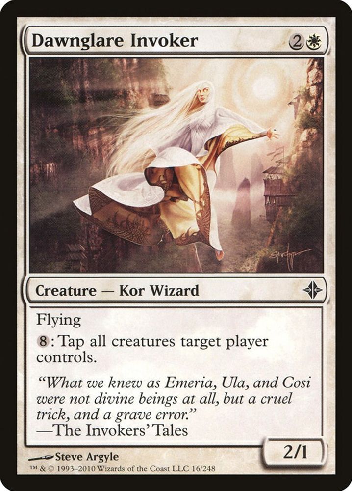 2010 Magic: The Gathering: Rise of the Eldrazi (ROE) - Dawnglare Invoker (#16, Common) (, Near Mint)