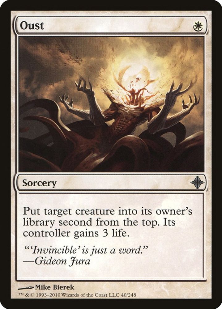 2010 Magic: The Gathering: Rise of the Eldrazi (ROE) - Oust (#40, Uncommon) (, Near Mint)