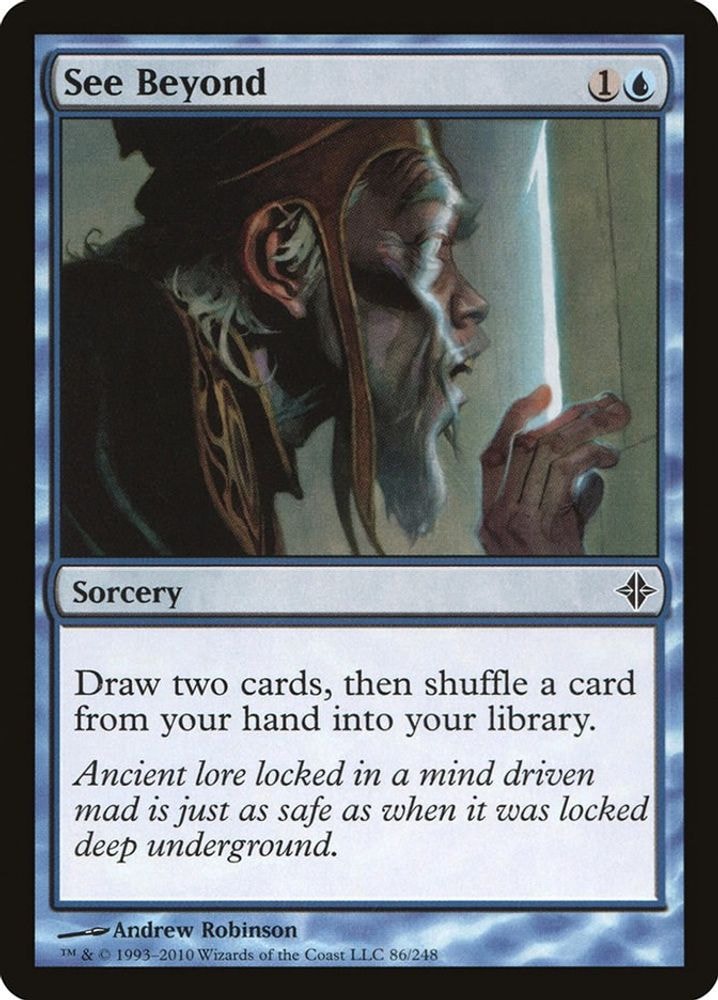 2010 Magic: The Gathering: Rise of the Eldrazi (ROE) - See Beyond (#86, Common) (, Near Mint)