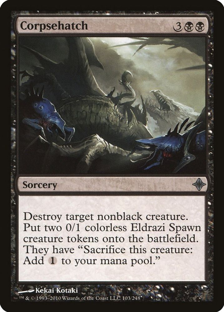 2010 Magic: The Gathering: Rise of the Eldrazi (ROE) - Corpsehatch (#103, Uncommon) (, Near Mint)