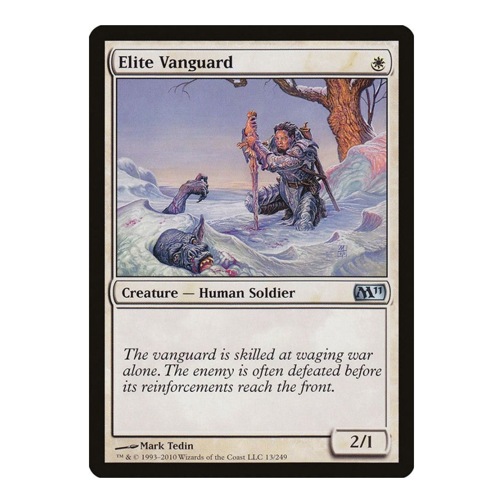 2010 Magic: The Gathering: Magic 2011 (M11) (M11) - Elite Vanguard (#13, Uncommon) (, Near Mint)