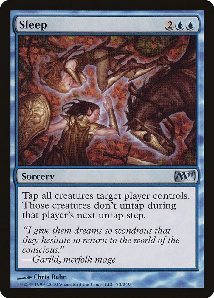 2010 Magic: The Gathering: Magic 2011 (M11) (M11) - Sleep (#73, Uncommon) (, Near Mint)