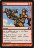 2010 Magic: The Gathering: Magic 2011 (M11) (M11) - Fling (#139, Common) (, Near Mint)