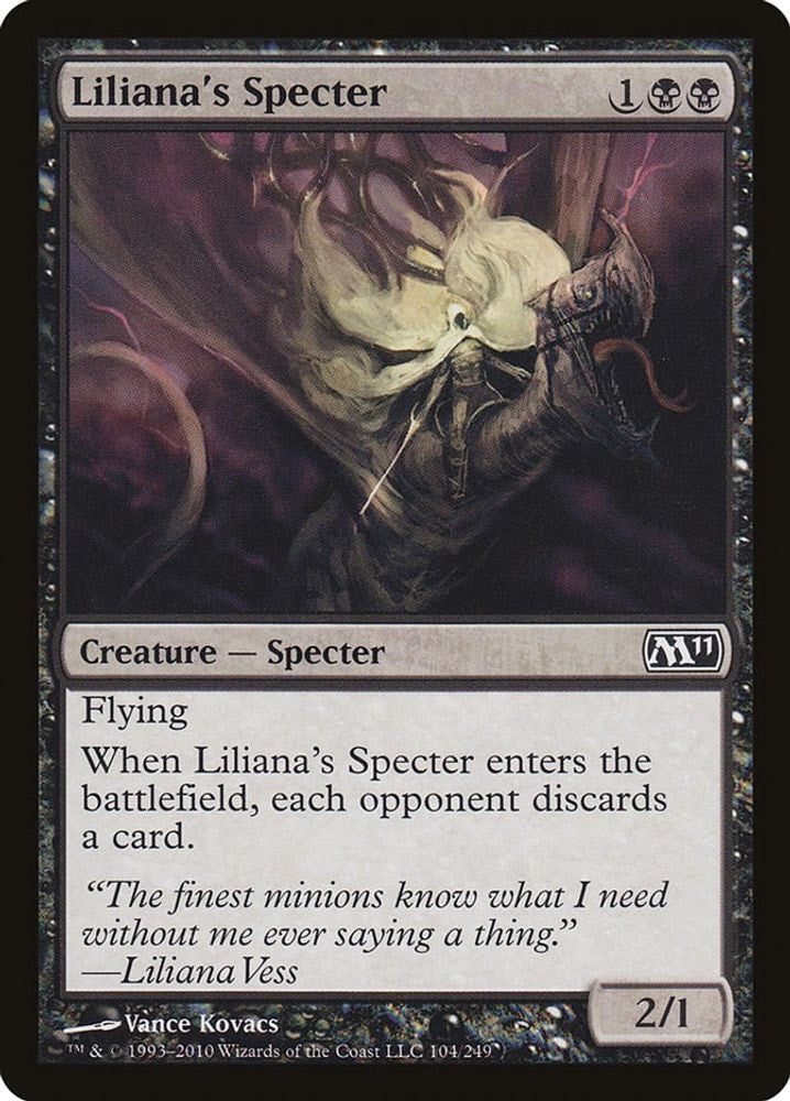 2010 Magic: The Gathering: Magic 2011 (M11) (M11) - Lilianas Specter (#104, Common) (, Near Mint)
