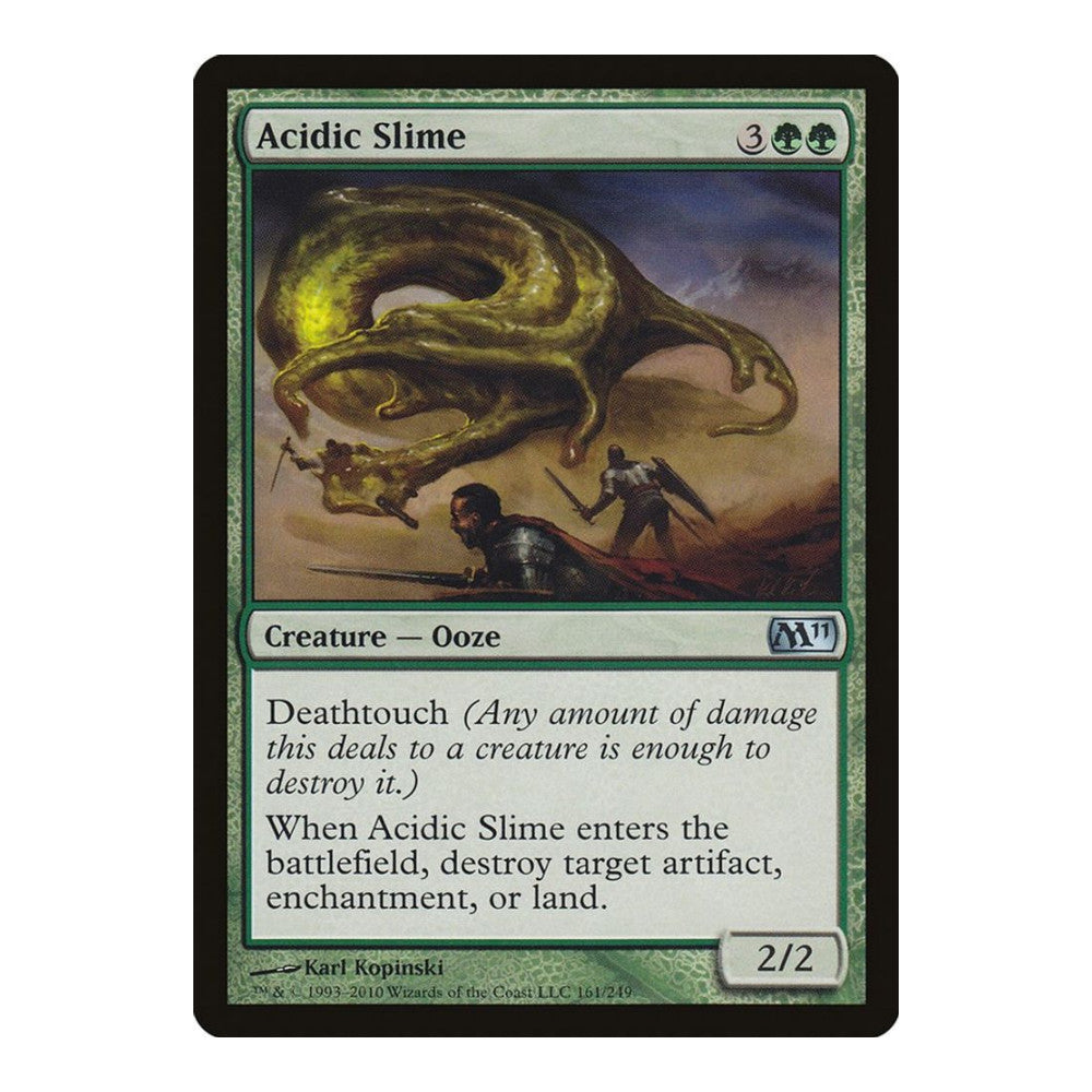 2010 Magic: The Gathering: Magic 2011 (M11) (M11) - Acidic Slime (#161, Uncommon) (, Near Mint)