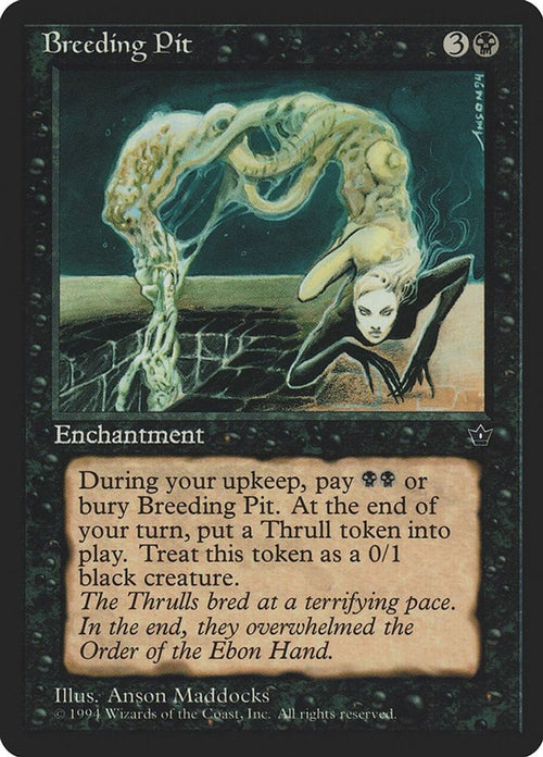 1994 Magic: The Gathering: Fallen Empires (FEM) - Breeding Pit (#35, Uncommon) (, Near Mint)
