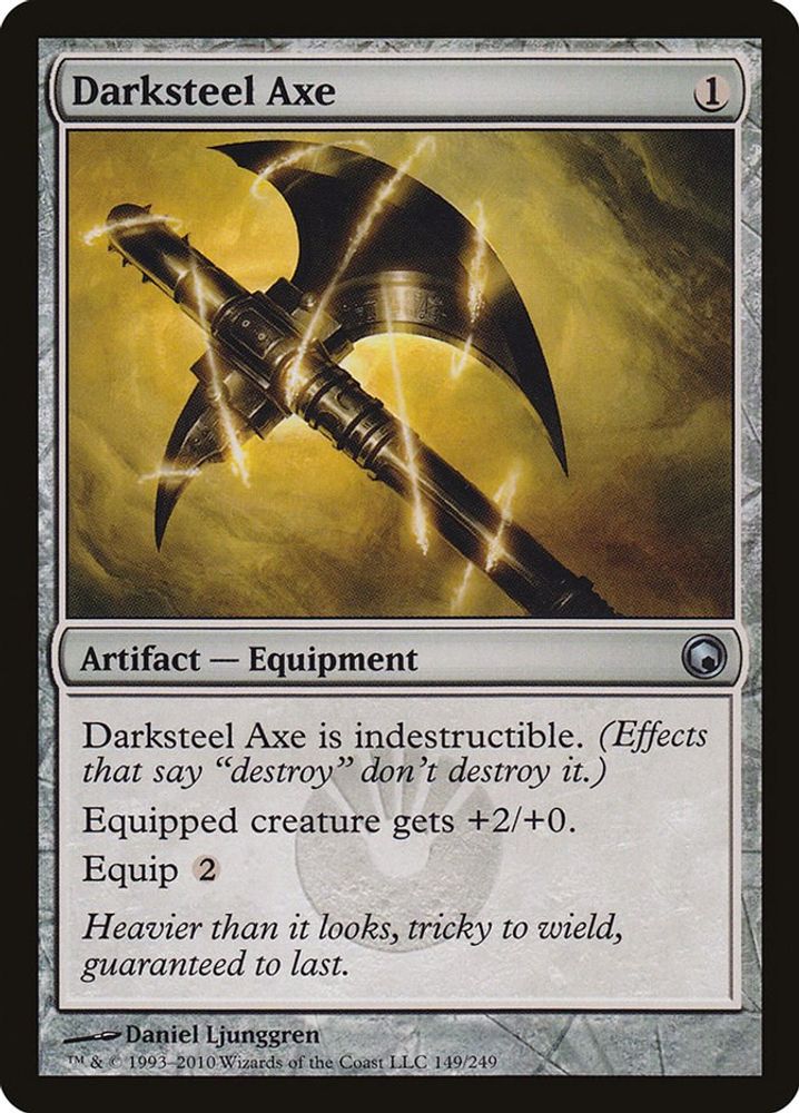 2010 Magic: The Gathering: Scars of Mirrodin (SOM) - Darksteel Axe (#149, Uncommon) (, Near Mint)