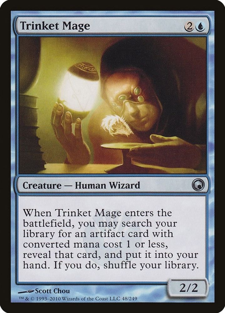 2010 Magic: The Gathering: Scars of Mirrodin (SOM) - Trinket Mage (#48, Uncommon) (, Near Mint)