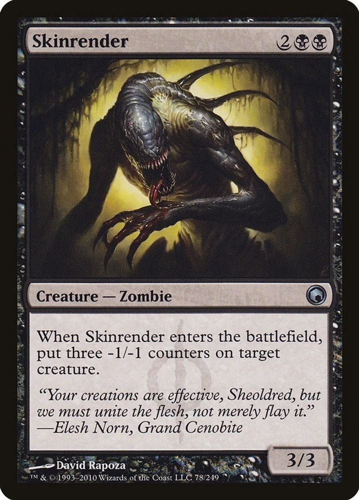 2010 Magic: The Gathering: Scars of Mirrodin (SOM) - Skinrender (#78, Uncommon) (, Near Mint)