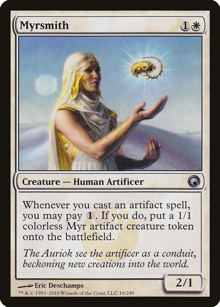 2010 Magic: The Gathering: Scars of Mirrodin (SOM) - Myrsmith (#16, Uncommon) (, Near Mint)