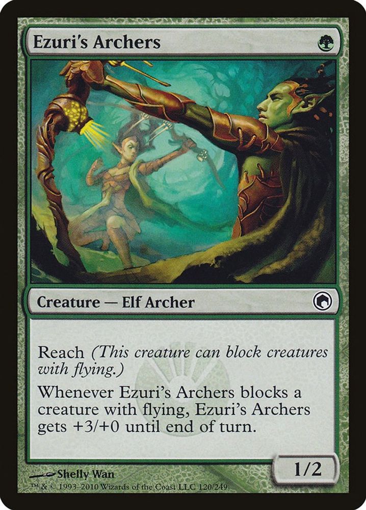 2010 Magic: The Gathering: Scars of Mirrodin (SOM) - Ezuris Archers (#120, Common) (, Near Mint)