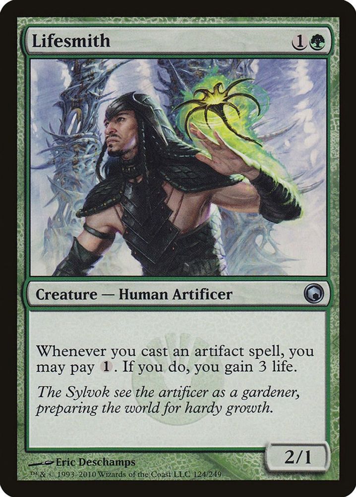 2010 Magic: The Gathering: Scars of Mirrodin (SOM) - Lifesmith (#124, Uncommon) (, Near Mint)