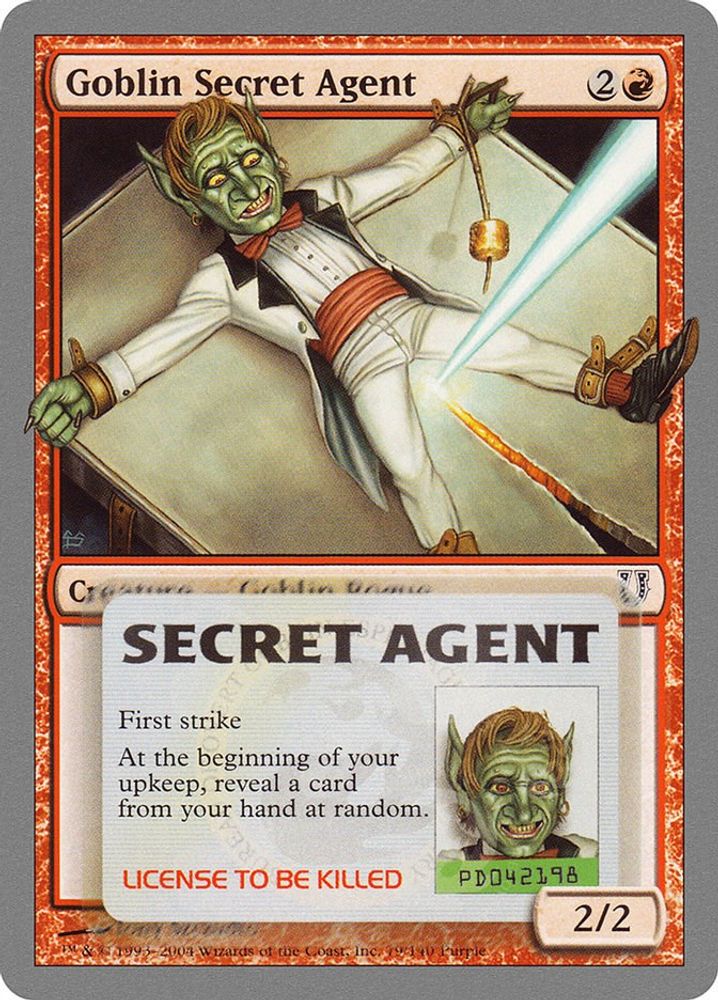 2004 Magic: The Gathering: Unhinged (UNH) - Goblin Secret Agent (#79, Common) (, Near Mint)
