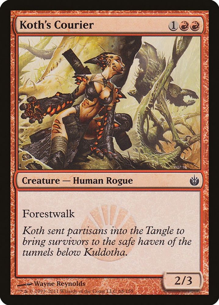 2011 Magic: The Gathering: Mirrodin Besieged (MBS) - Koths Courier (#68, Common) (, Near Mint)