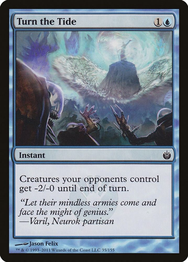 2011 Magic: The Gathering: Mirrodin Besieged (MBS) - Turn the Tide (#35, Common) (, Near Mint)