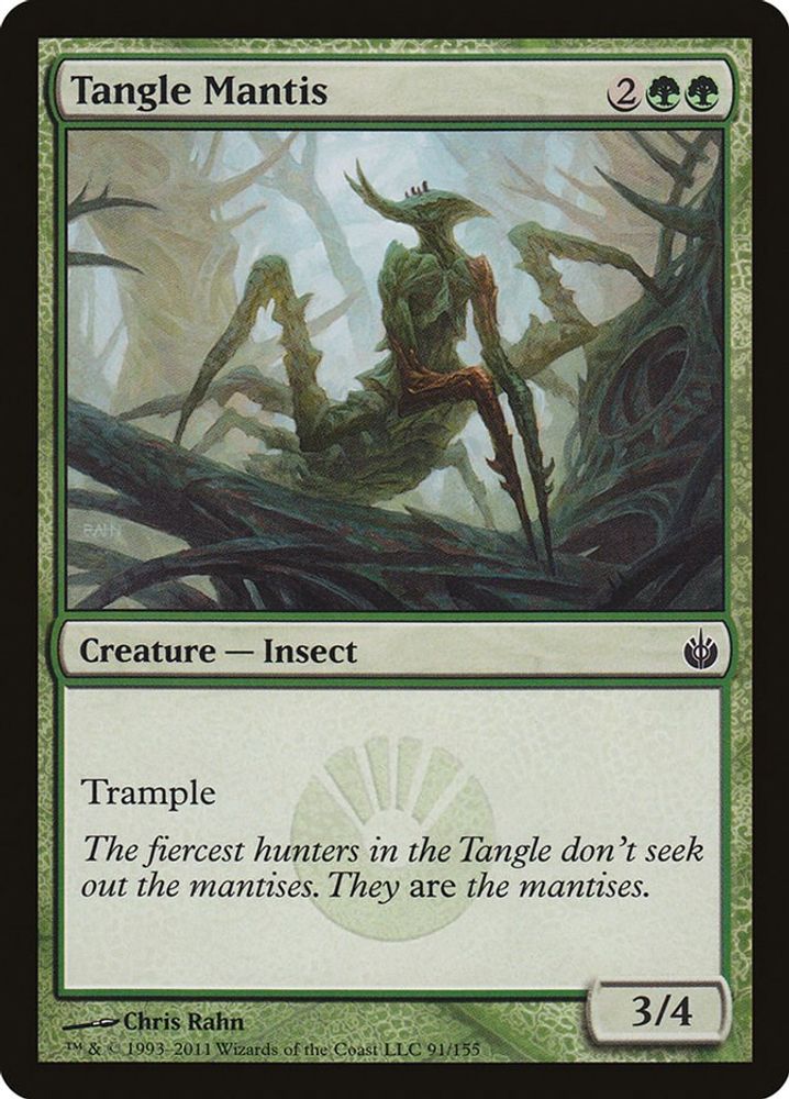 2011 Magic: The Gathering: Mirrodin Besieged (MBS) - Tangle Mantis (#91, Common) (, Near Mint)
