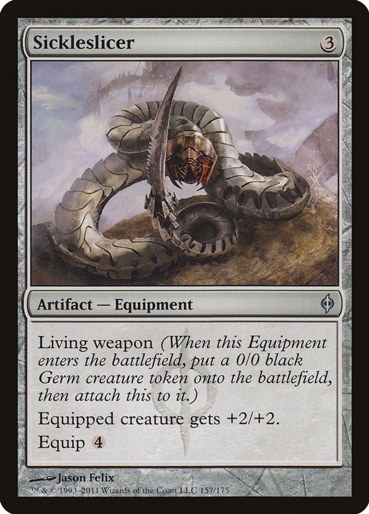 2011 Magic: The Gathering: New Phyrexia (NPH) - Sickleslicer (#157, Uncommon) (, Near Mint)