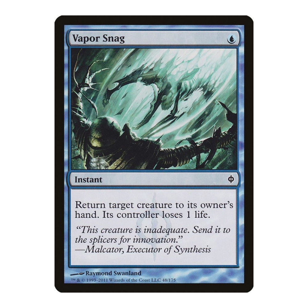 2011 Magic: The Gathering: New Phyrexia (NPH) - Vapor Snag (#48, Common) (, Near Mint)