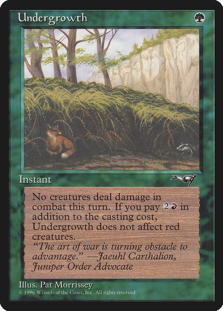 1996 Magic: The Gathering: Alliances (ALL) - Undergrowth (#102b, Common) (, Near Mint)