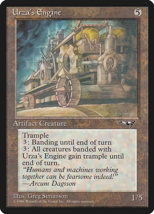 1996 Magic: The Gathering: Alliances (ALL) - Urzas Engine (#135, Uncommon) (, Near Mint)