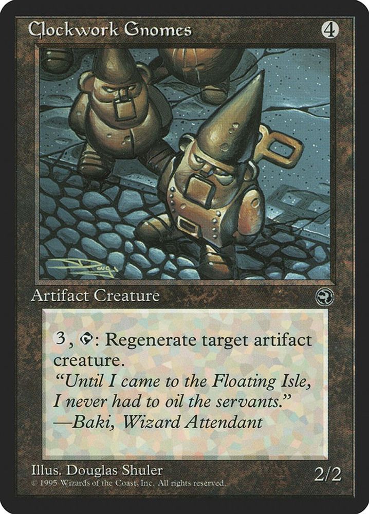 1995 Magic: The Gathering: Homelands (HML) - Clockwork Gnomes (#102, Common) (, Near Mint)