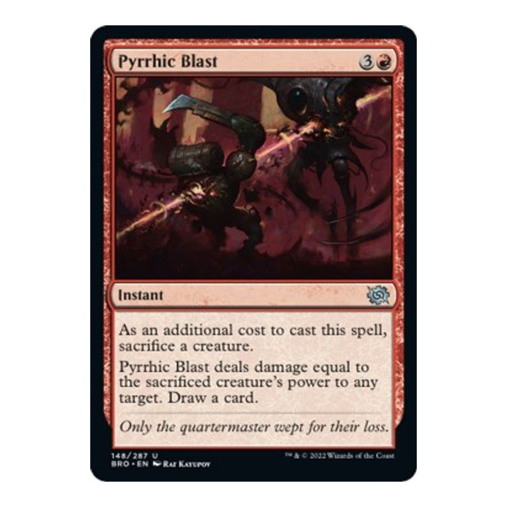 Pyrrhic Blast - The Brothers' War () - Near Mint -