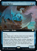 2022 Magic: The Gathering: Commander: The Brothers' War (BRC) - Glint Raker Extended Art (#54, Rare) (, Near Mint)