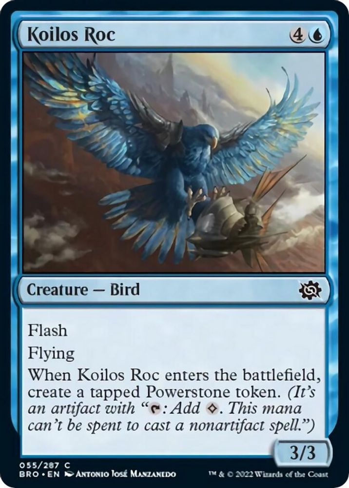 2022 Magic: The Gathering: The Brothers' War (BRO) - Koilos Roc (#55, Common) (, Near Mint)