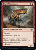 2022 Magic: The Gathering: The Brothers' War (BRO) - Giant Cindermaw (#136, Uncommon) (, Near Mint)