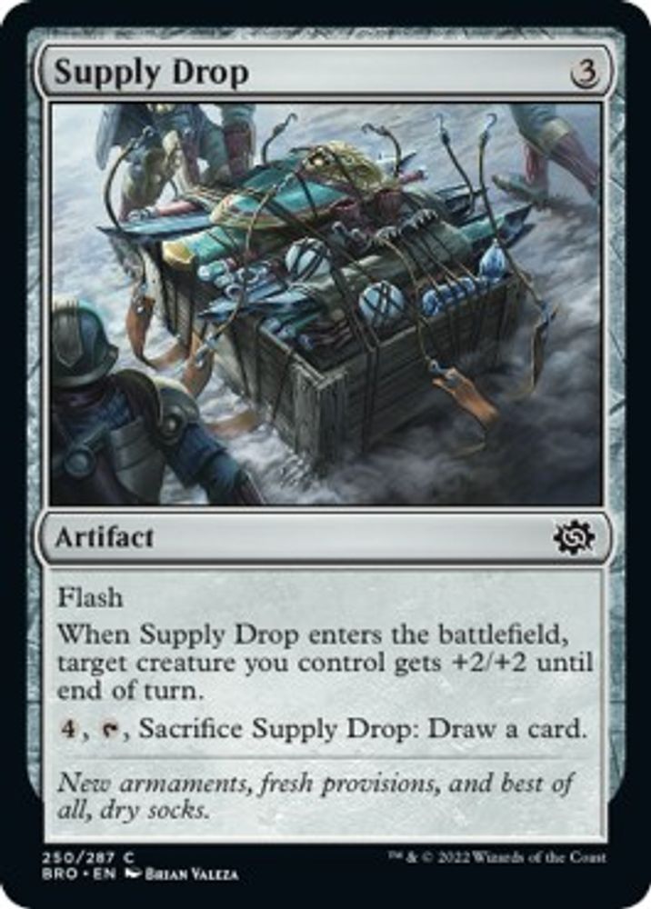 2022 Magic: The Gathering: The Brothers' War (BRO) - Supply Drop (#250, Common) (, Near Mint)