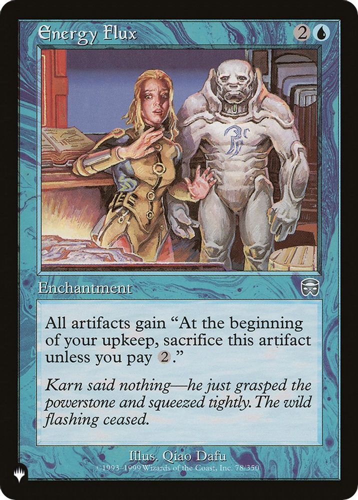 2026 Magic: The Gathering: The List Reprints (LIST) - Energy Flux (#MMQ-78, Uncommon) (, Near Mint)