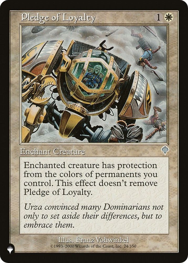 2026 Magic: The Gathering: The List Reprints (LIST) - Pledge of Loyalty (#24/350, Uncommon) (, Near Mint)