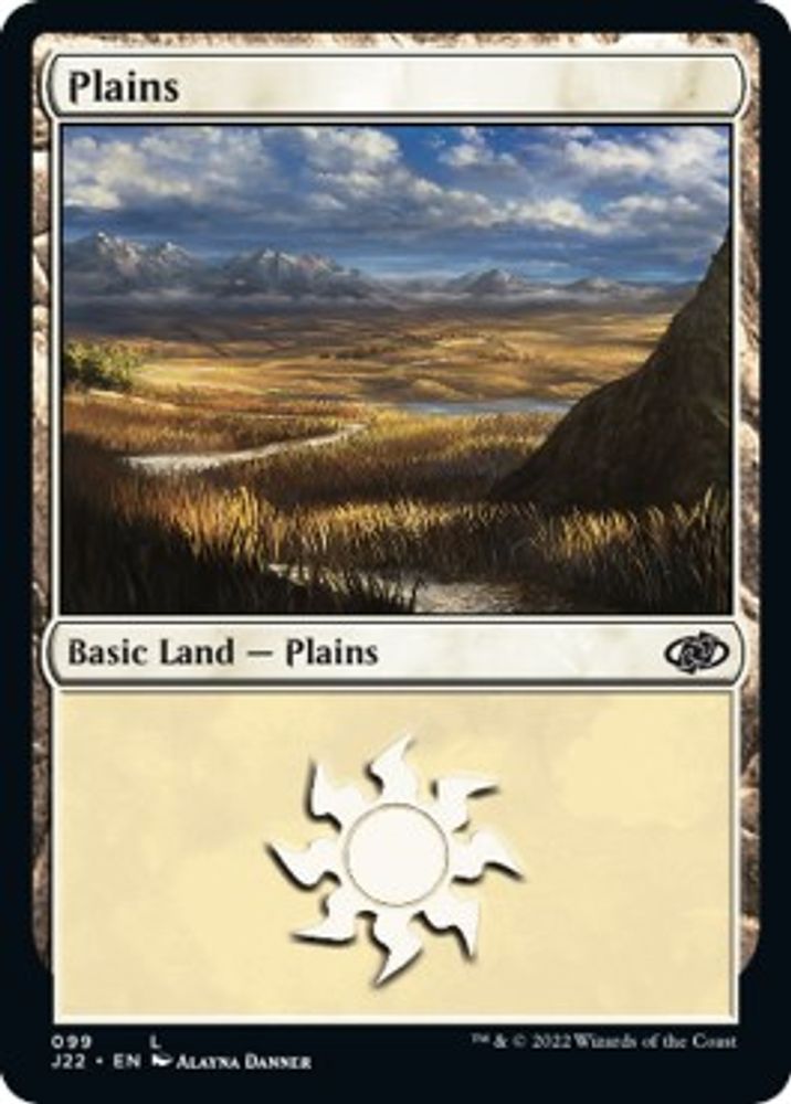 2022 Magic: The Gathering: Jumpstart 2022 (J22) - Plains 099 (#99, Land) (, Near Mint)