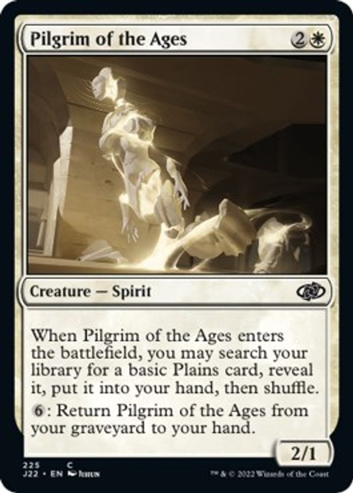 2022 Magic: The Gathering: Jumpstart 2022 (J22) - Pilgrim of the Ages (#225, Common) (, Near Mint)