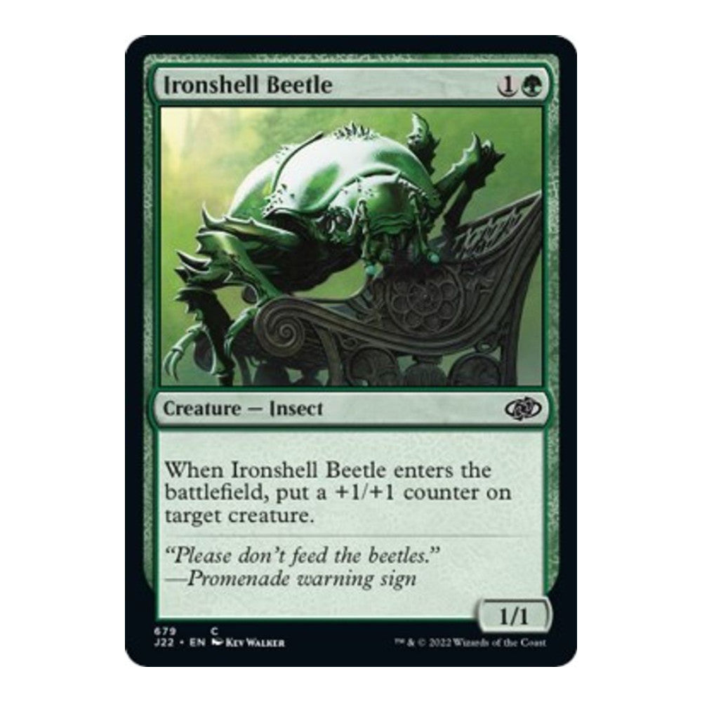 Ironshell Beetle - Jumpstart 2022 () - Near Mint -