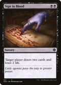 2022 Magic: The Gathering: Starter Commander Decks (SCD) - Sign in Blood (#107, Common) (, Near Mint)