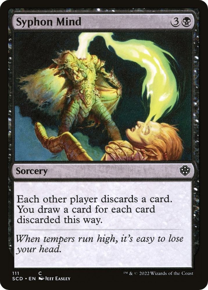 2022 Magic: The Gathering: Starter Commander Decks (SCD) - Syphon Mind (#111, Common) (, Near Mint)