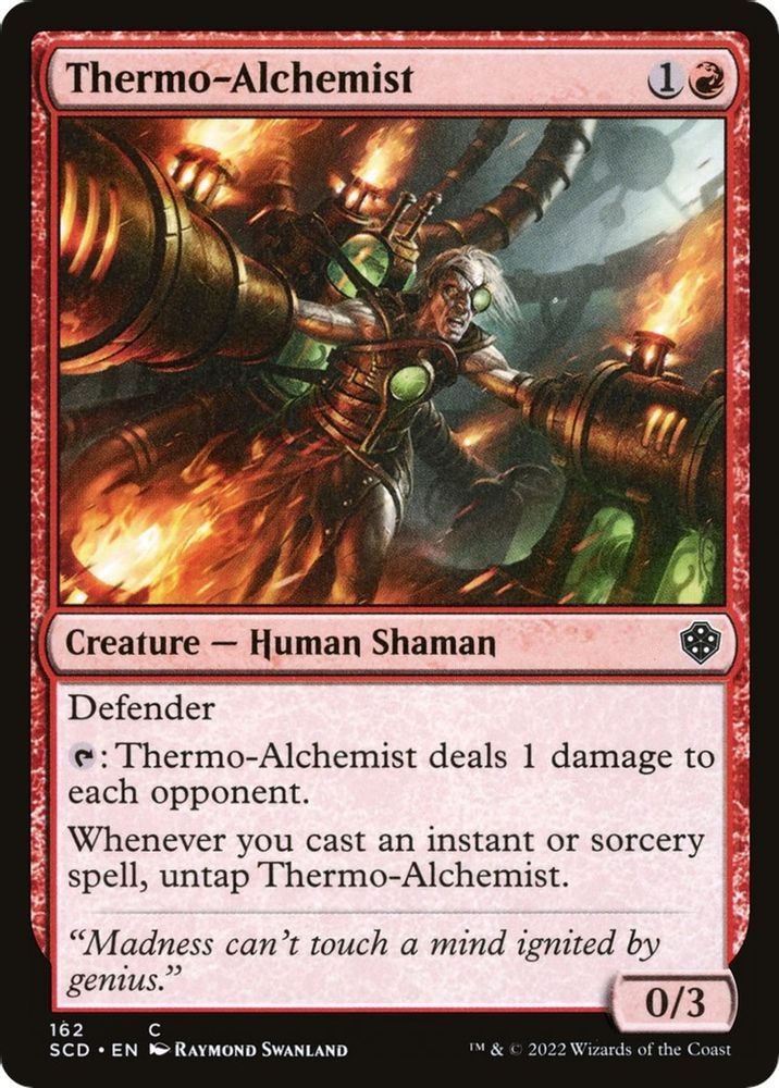2022 Magic: The Gathering: Starter Commander Decks (SCD) - Thermo Alchemist (#162, Uncommon) (, Near Mint)