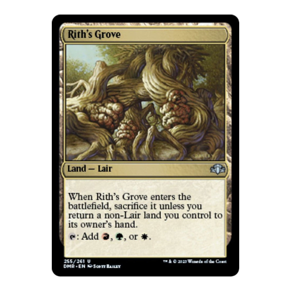 2023 Magic: The Gathering: Dominaria Remastered (DMR) - Riths Grove (#255, Uncommon) (Foil, Near Mint)