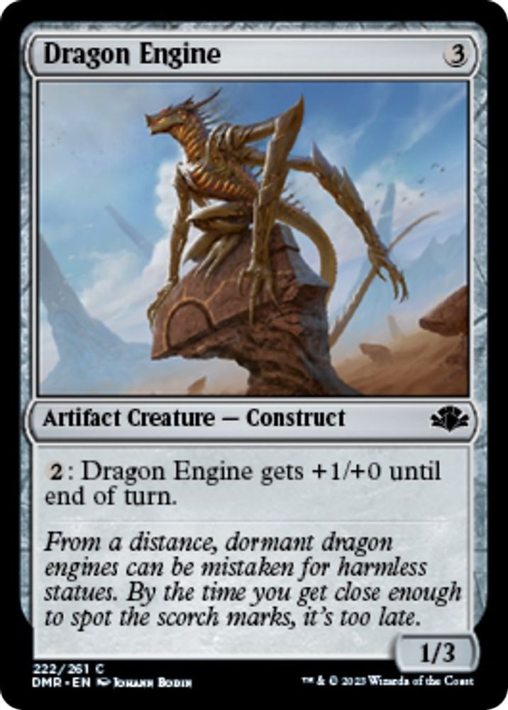 2023 Magic: The Gathering: Dominaria Remastered (DMR) - Dragon Engine (#222, Common) (Foil, Near Mint)